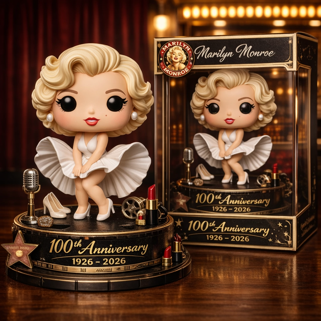 Marilyn Monroe 100th Anniversary Collectible POP Figure (1926–2026)