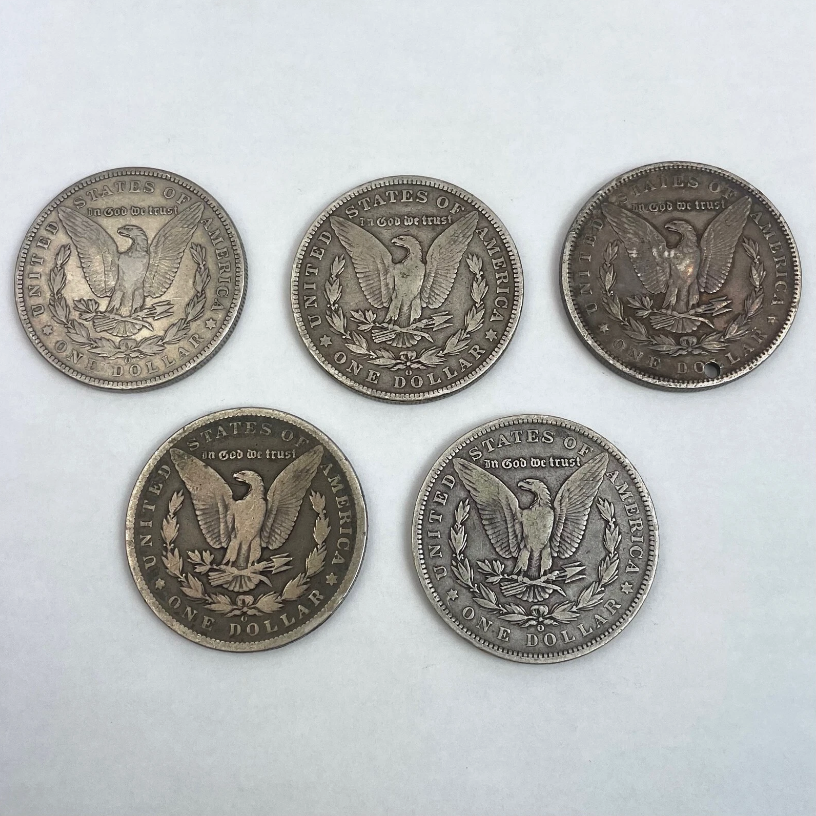 【Complete Set】1879–1904 O Morgan Silver Dollar Set-26PC — MS60💰 Free Shipping & Quality Assurance