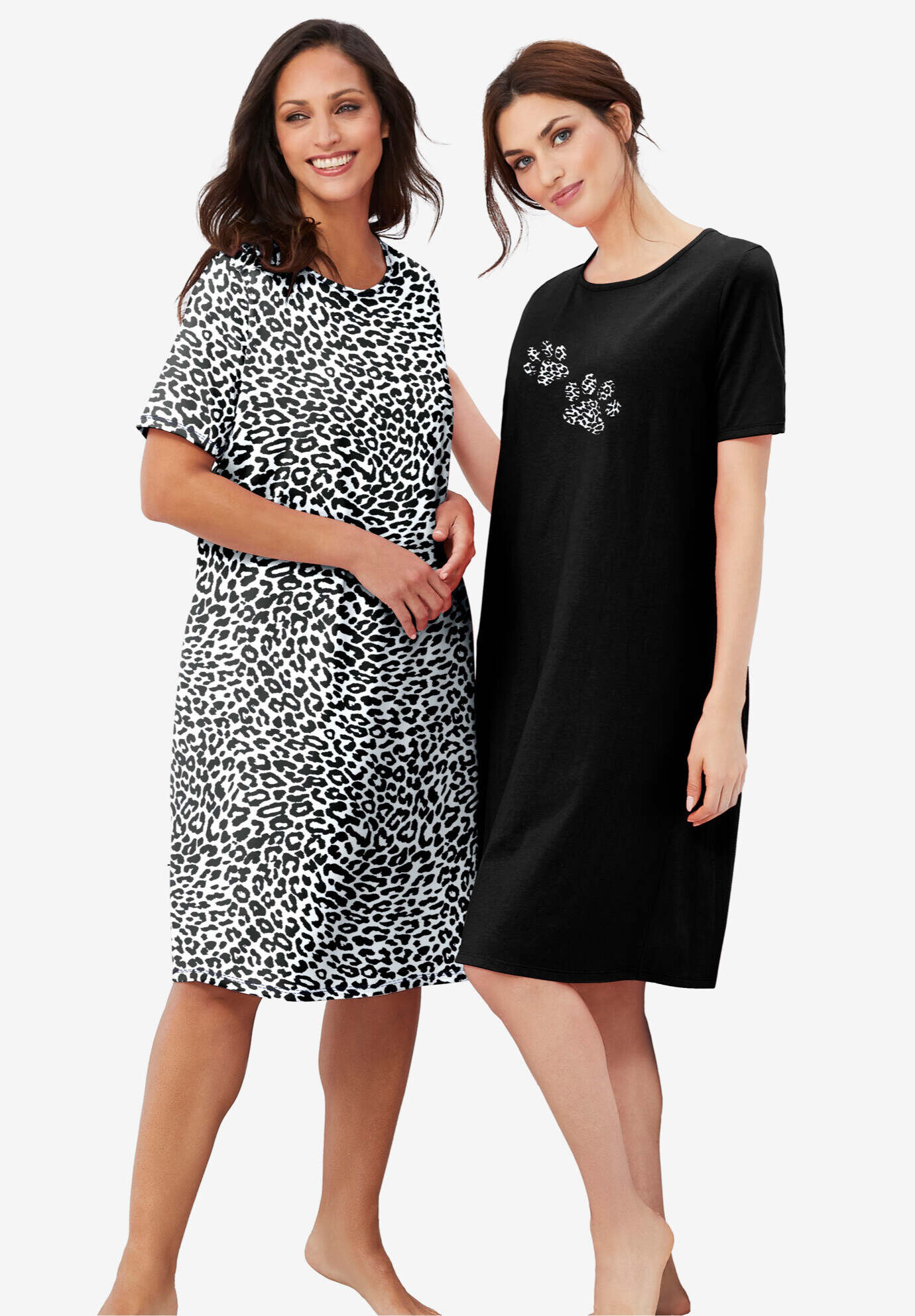 2-Pack Short-Sleeve Sleepshirt