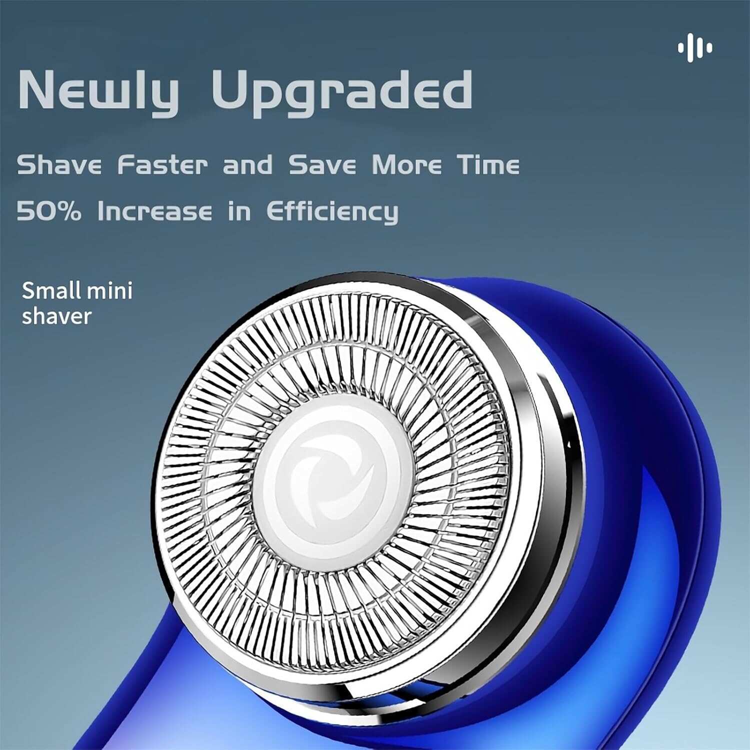 Mini Electric Shaver, Portable Powerful Storm Razor for Men Women, USB C Rechargeable, Battery Power Display, Lightweight Razor for Travel Office Business Trip