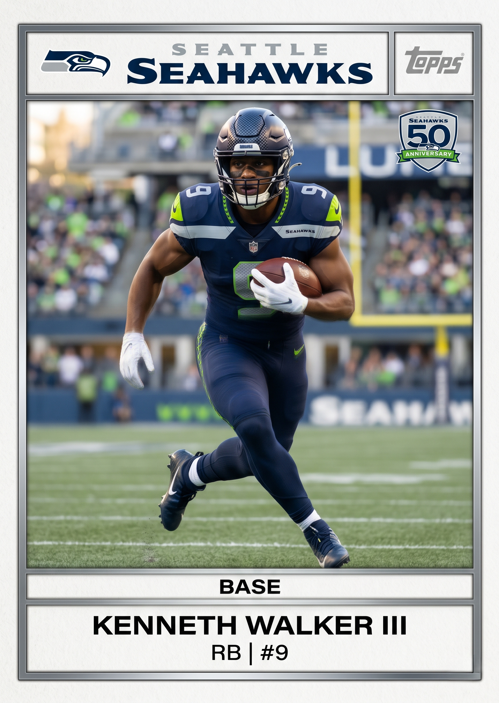 Seattle Seahawks 50th Anniversary Hobby Box