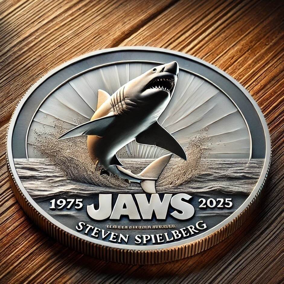 Jaws 50th Anniversary Commemorative Coin