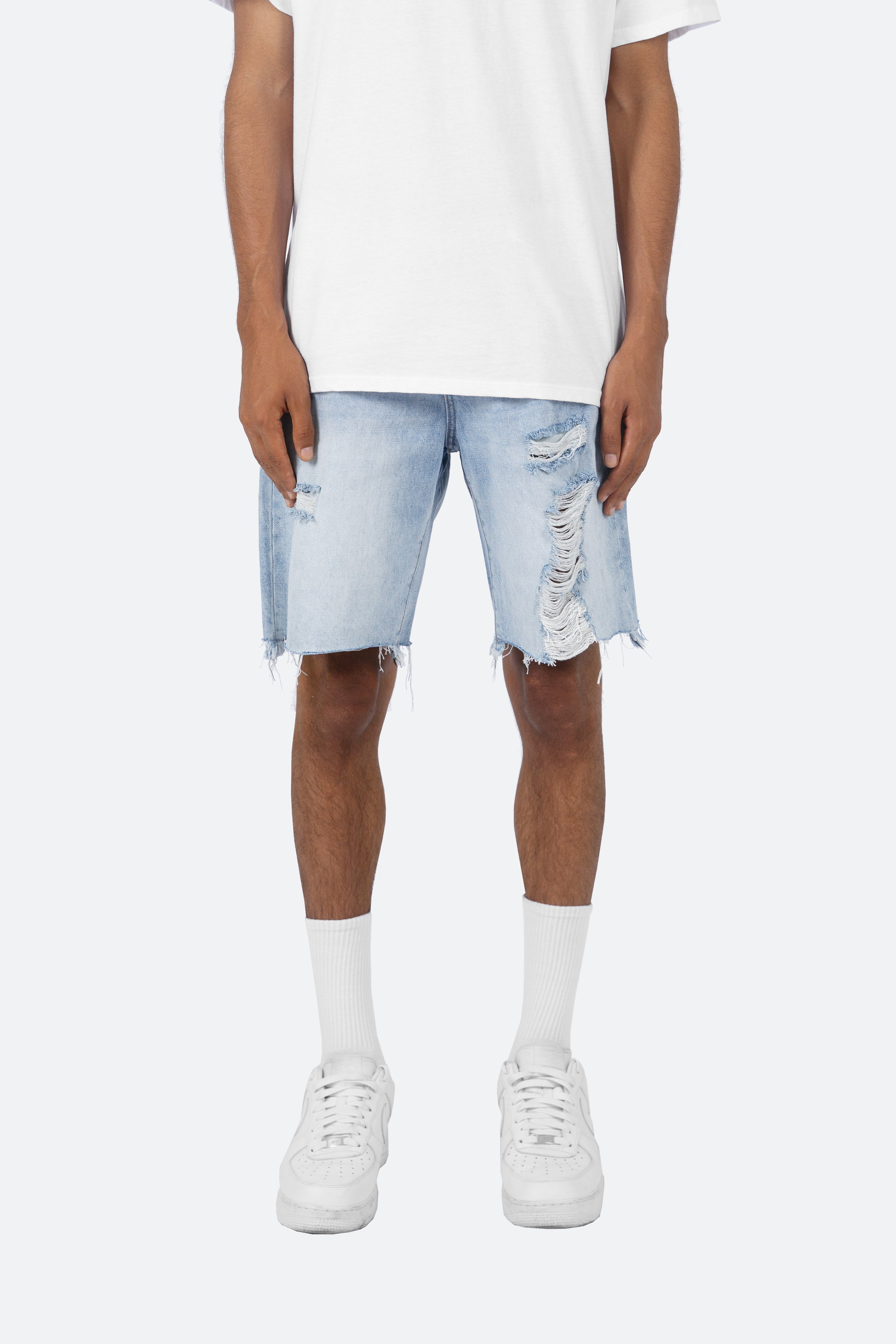 R196 Denim Shorts - Blue