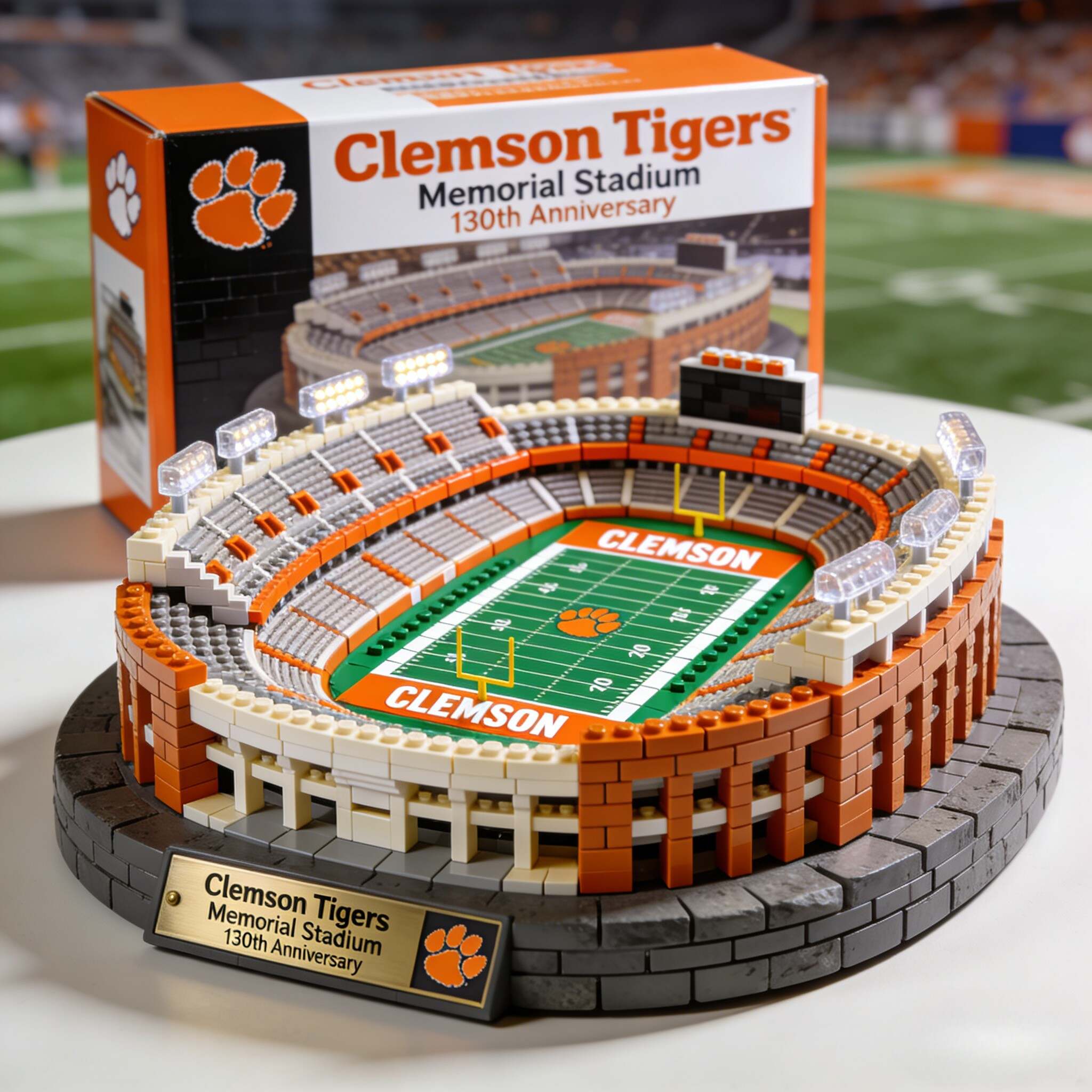 Clemson Memorial Stadium Brick Set