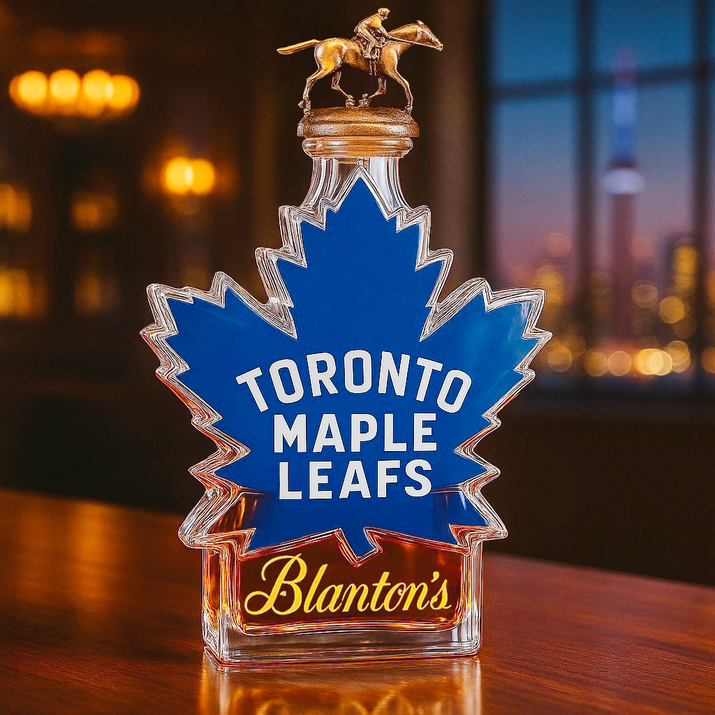 Toronto Maple Leafs Whiskey Bottle