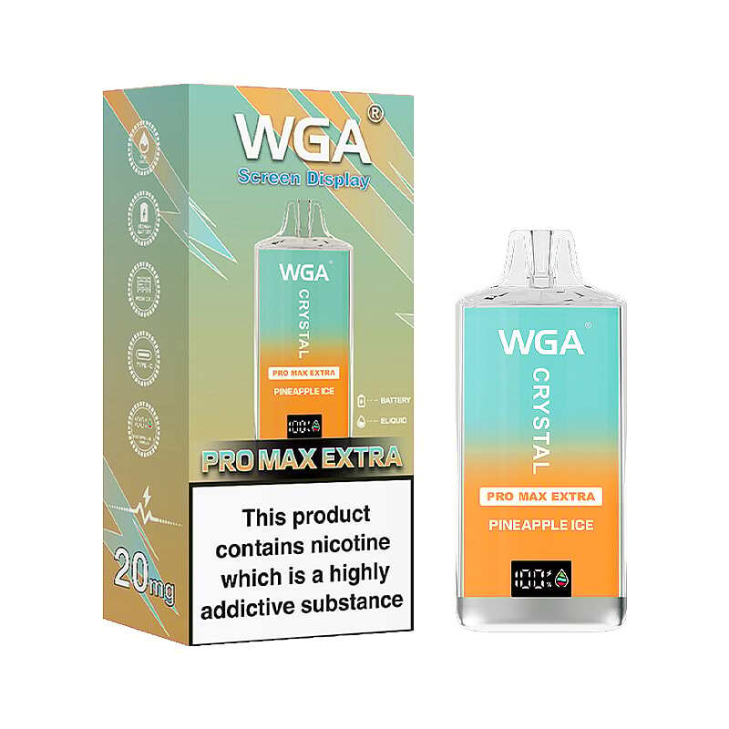 WGA Crystal Pro Max Extra 15K (15000) Puffs | Dive into a Flavorful Vaping Adventure