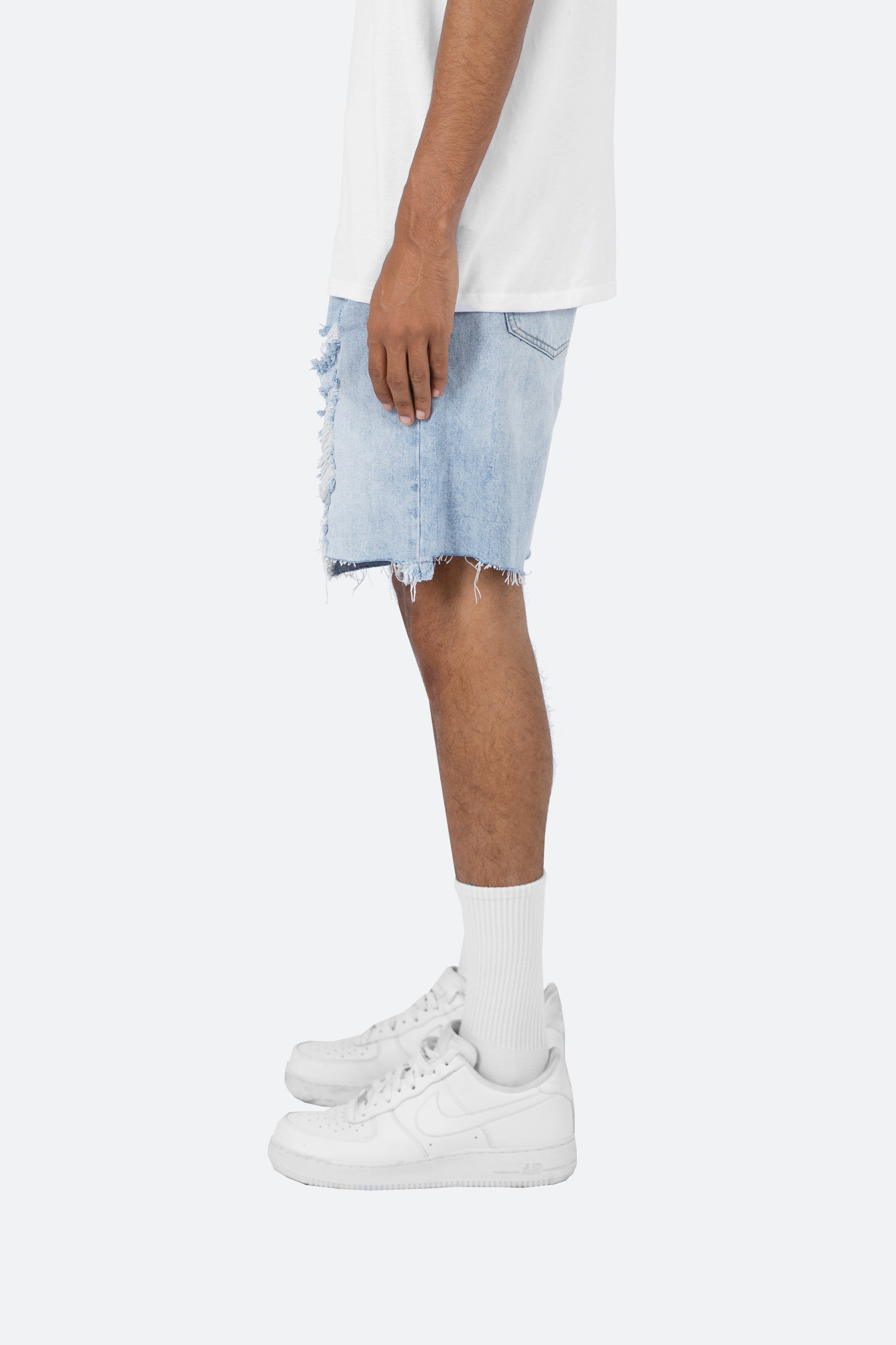 R196 Denim Shorts - Blue