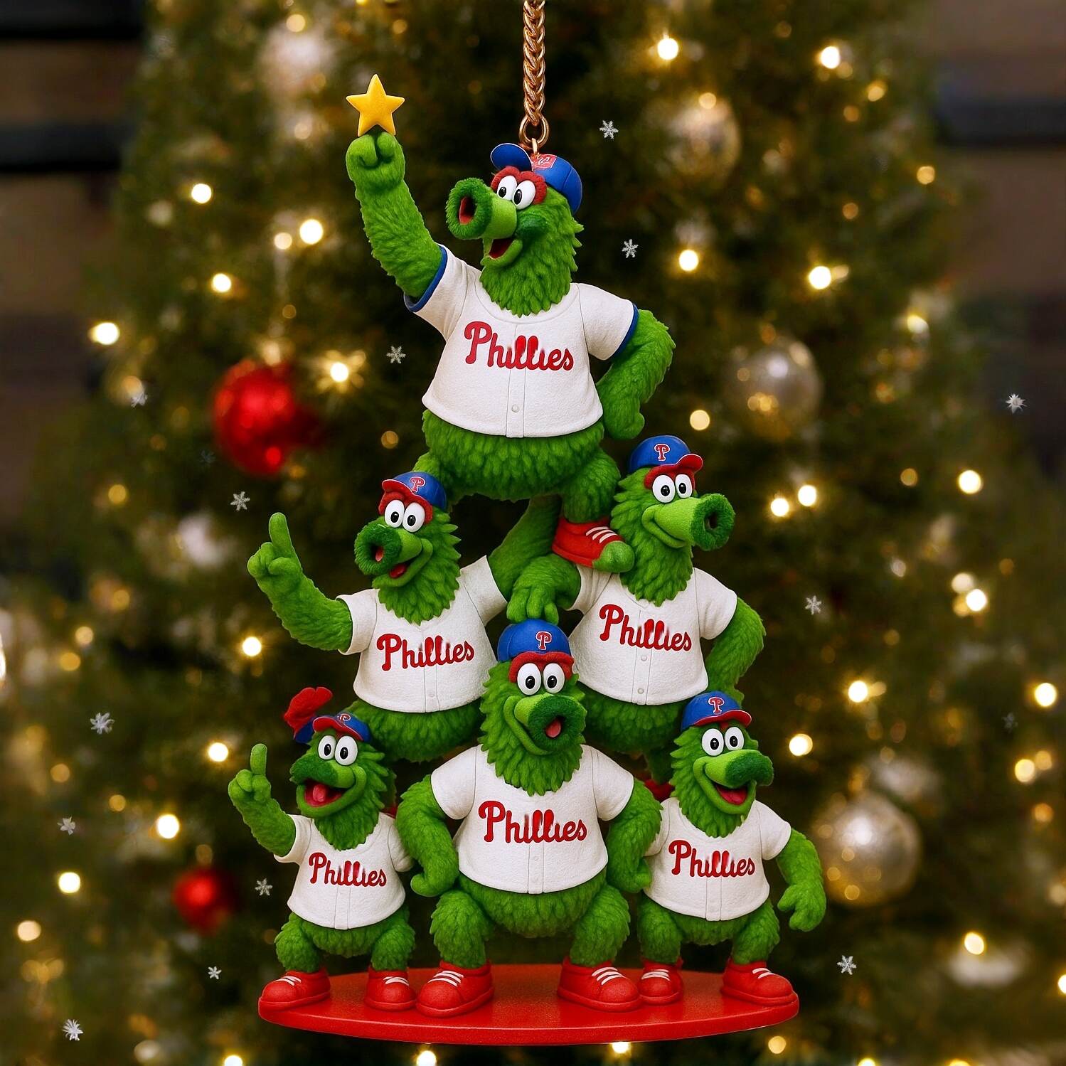 Phillies Mascot Christmas Ornament