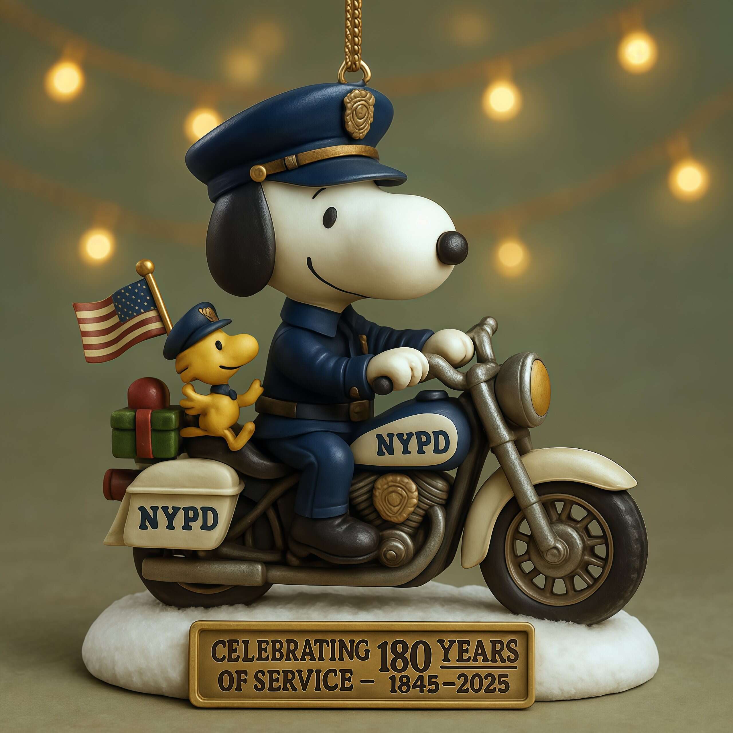 SNP NYPD 80th Anniversary Ornament