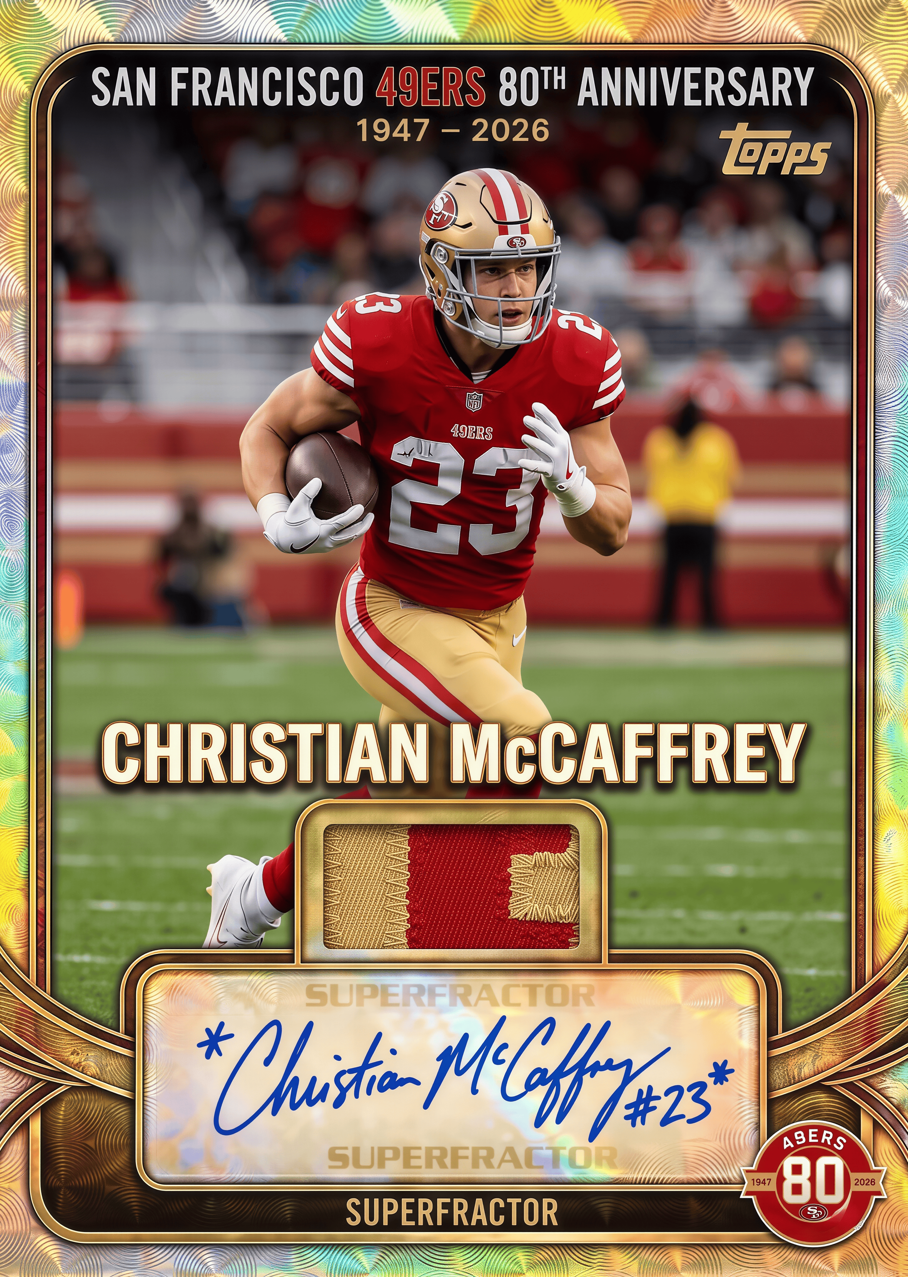 2026 San Francisco 49ers 80th Anniversary Trading Cards Hobby Box