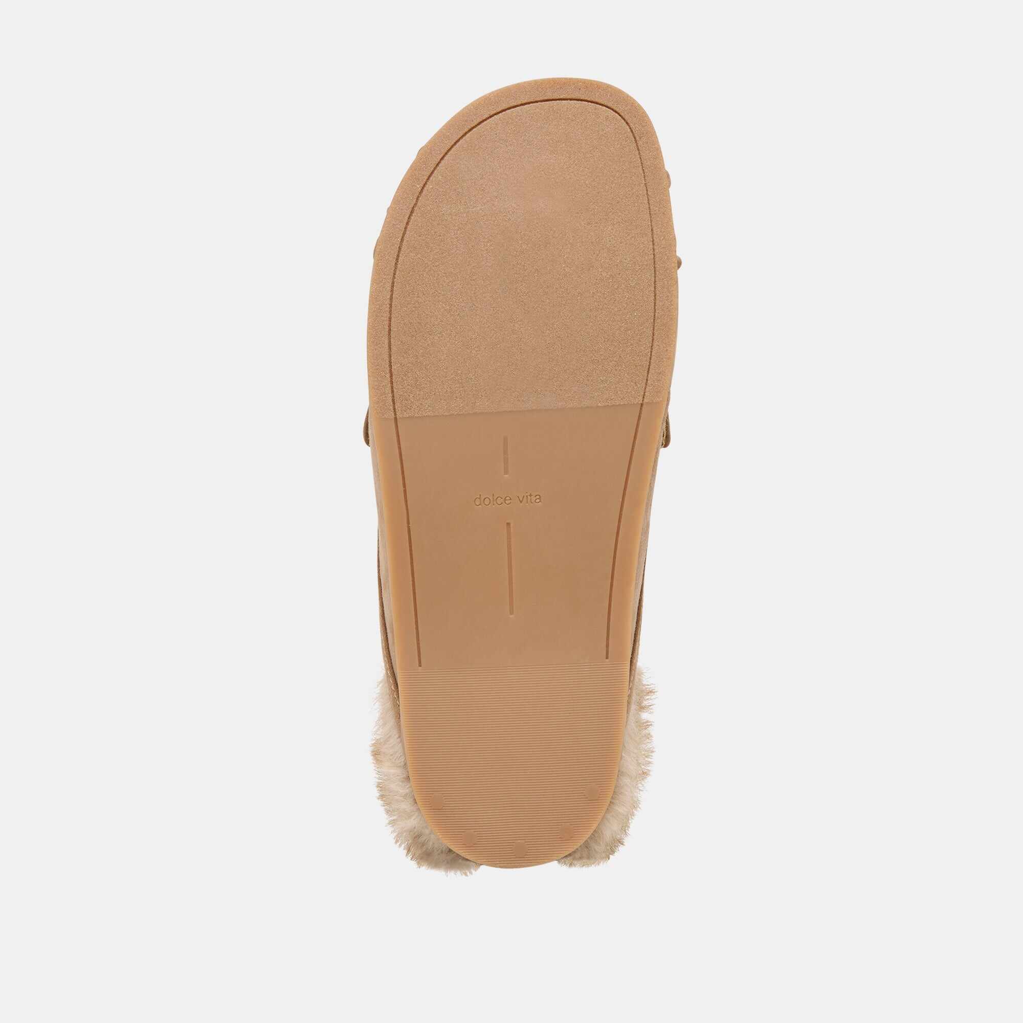 JODERO PLUSH FLATS MUSHROOM SUEDE