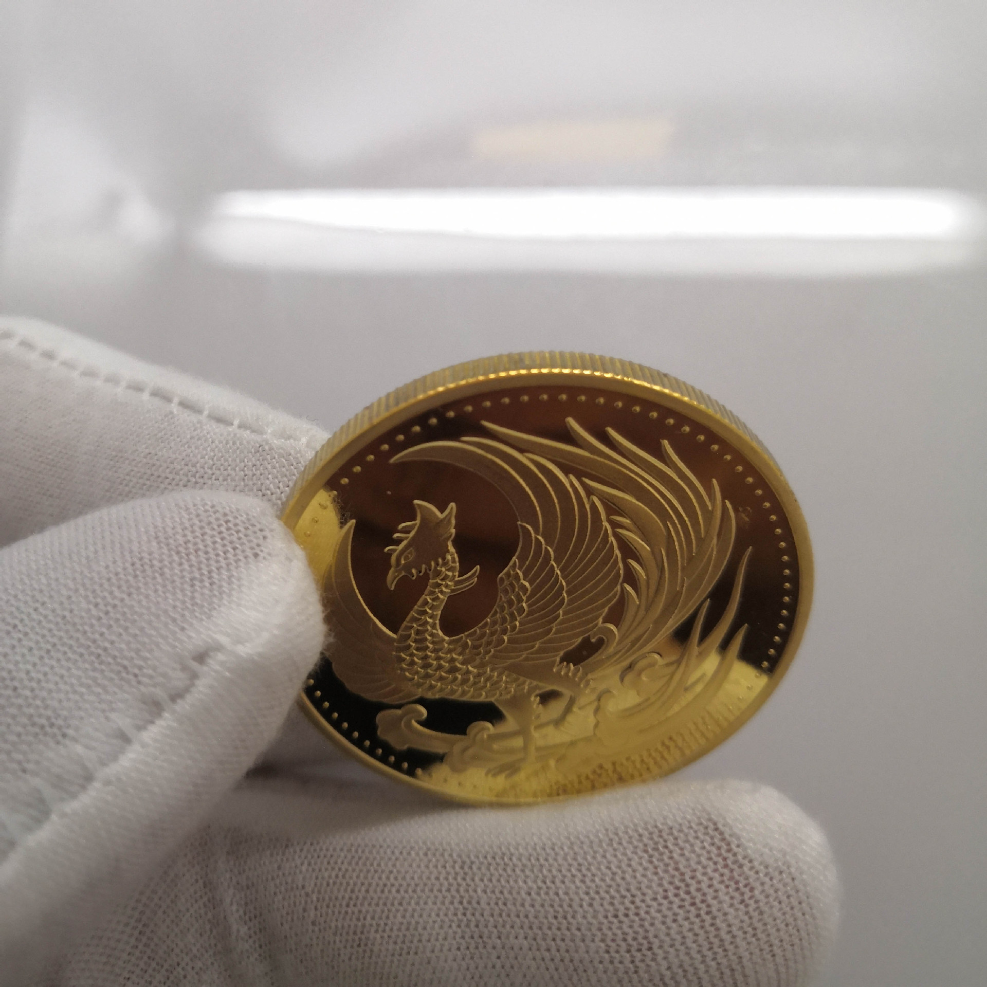 Phoenix Gold Coin Japanese Traditional Culture
