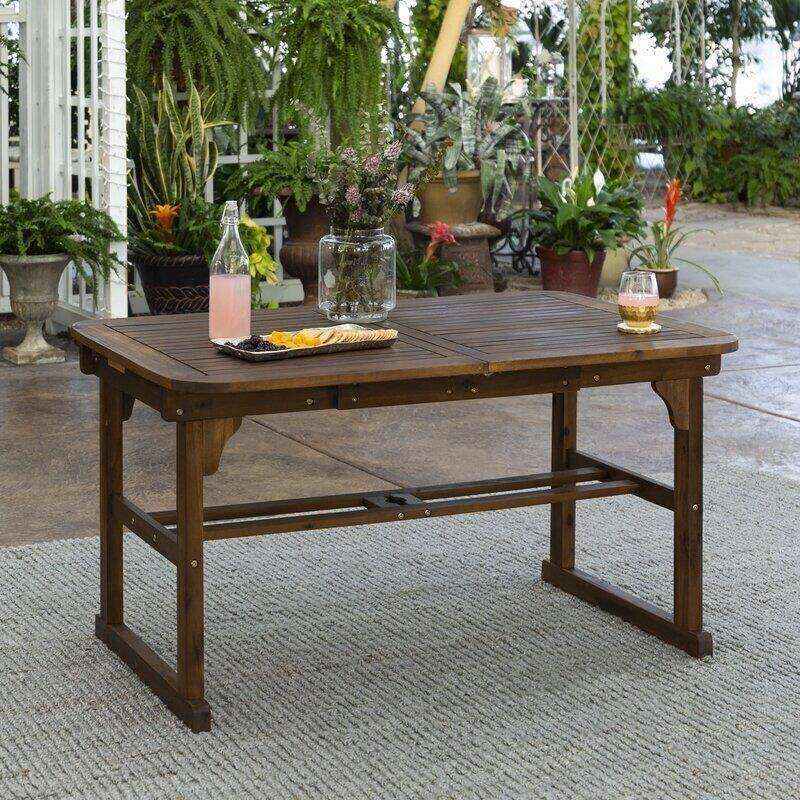 Diboll Rectangular 6 - Person 55'' Long Dining Set with Cushions