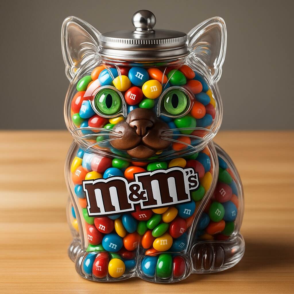 Cat Candy Jar