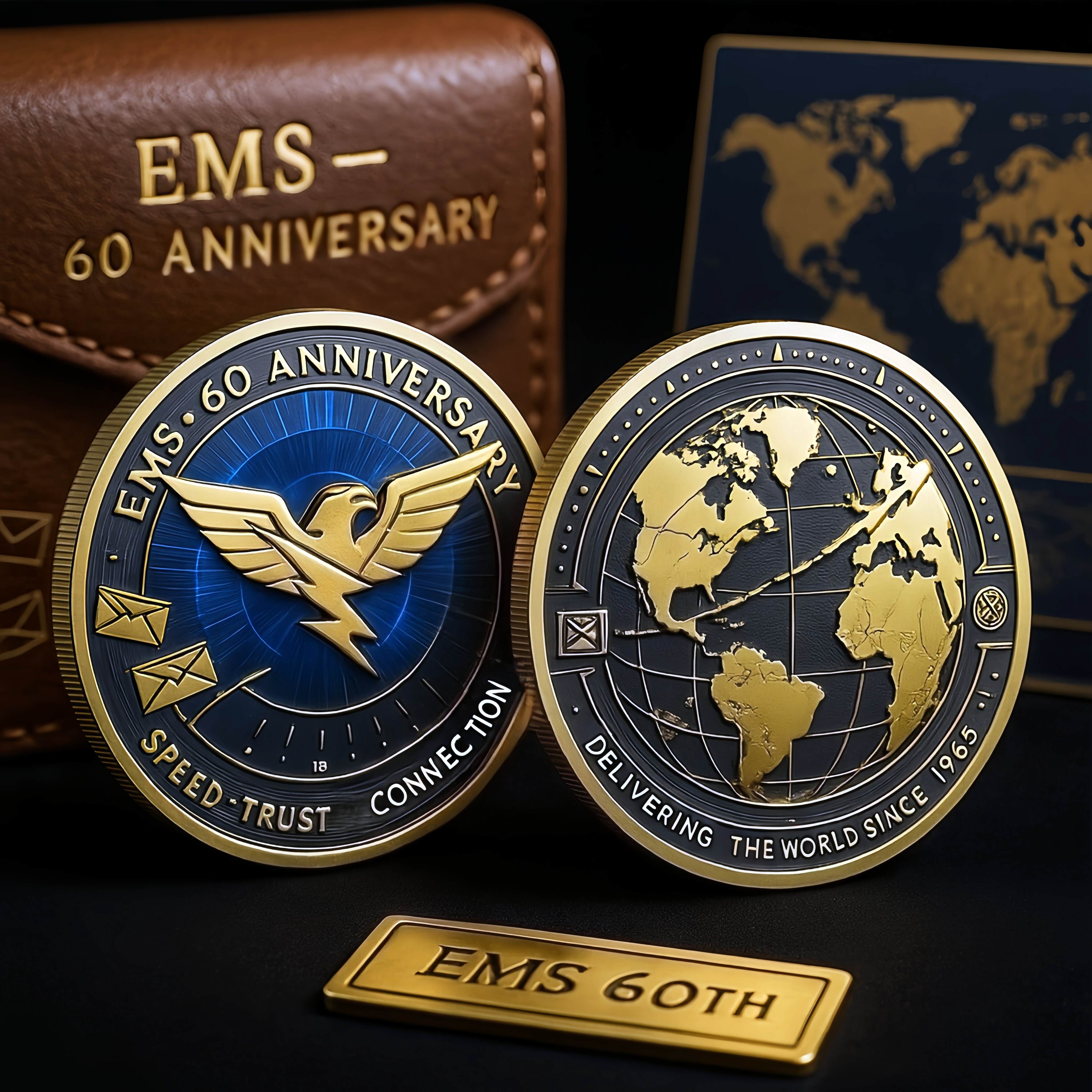 EMS 60th Anniversary Commemorative Coin