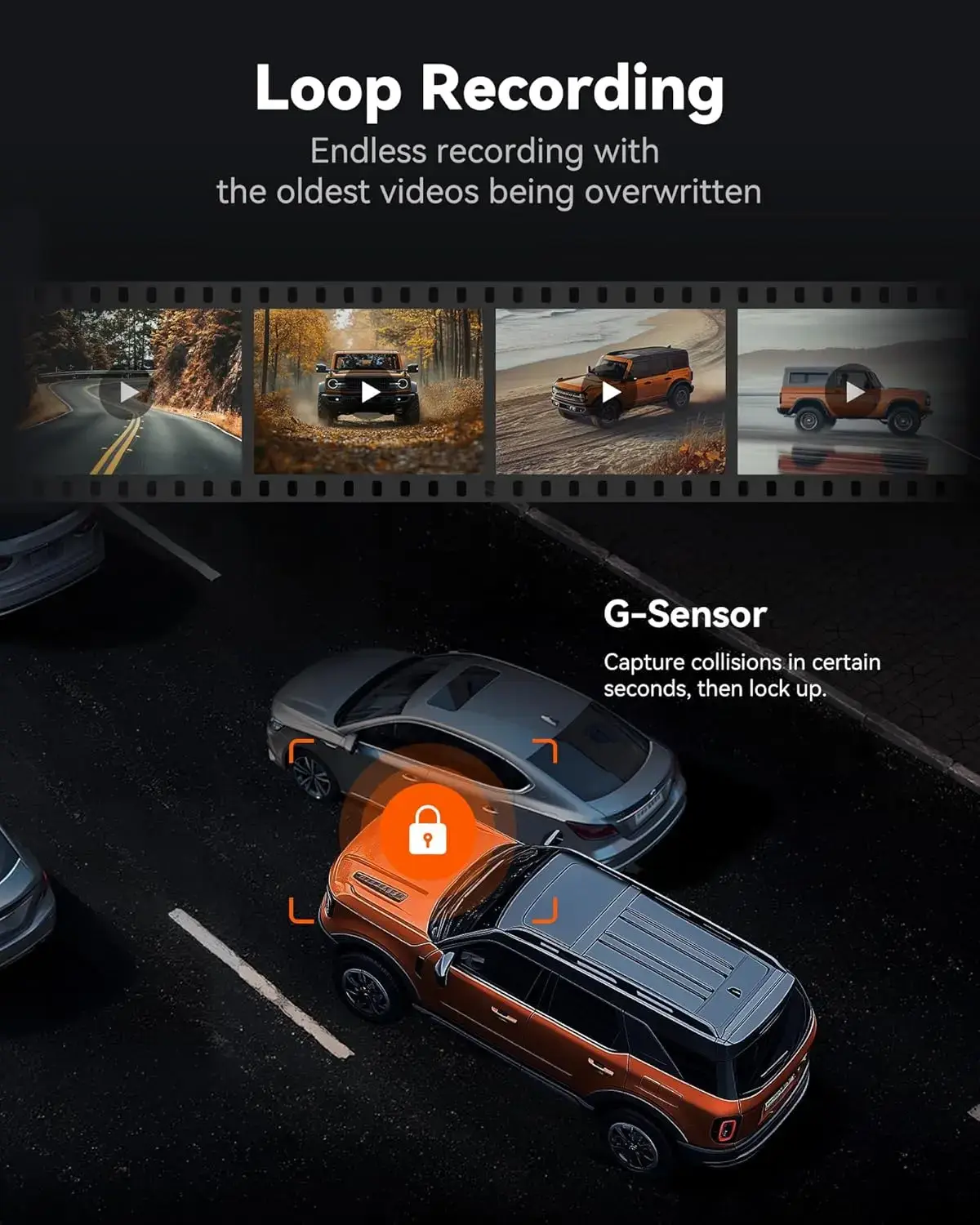 12 Inch Smart Rearview Mirror Dash Cam, 4K Front & Rear Dual Camera with Backup Camera, 5.8GHz WiFi, Night Vision, GPS & 32GB Card for Car & Truck