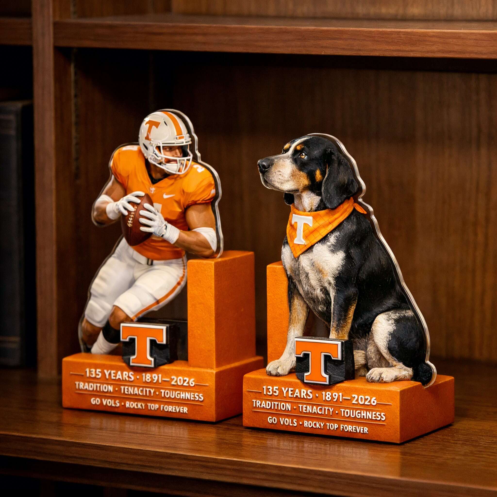 Volunteers 135th Anniversary Bookends