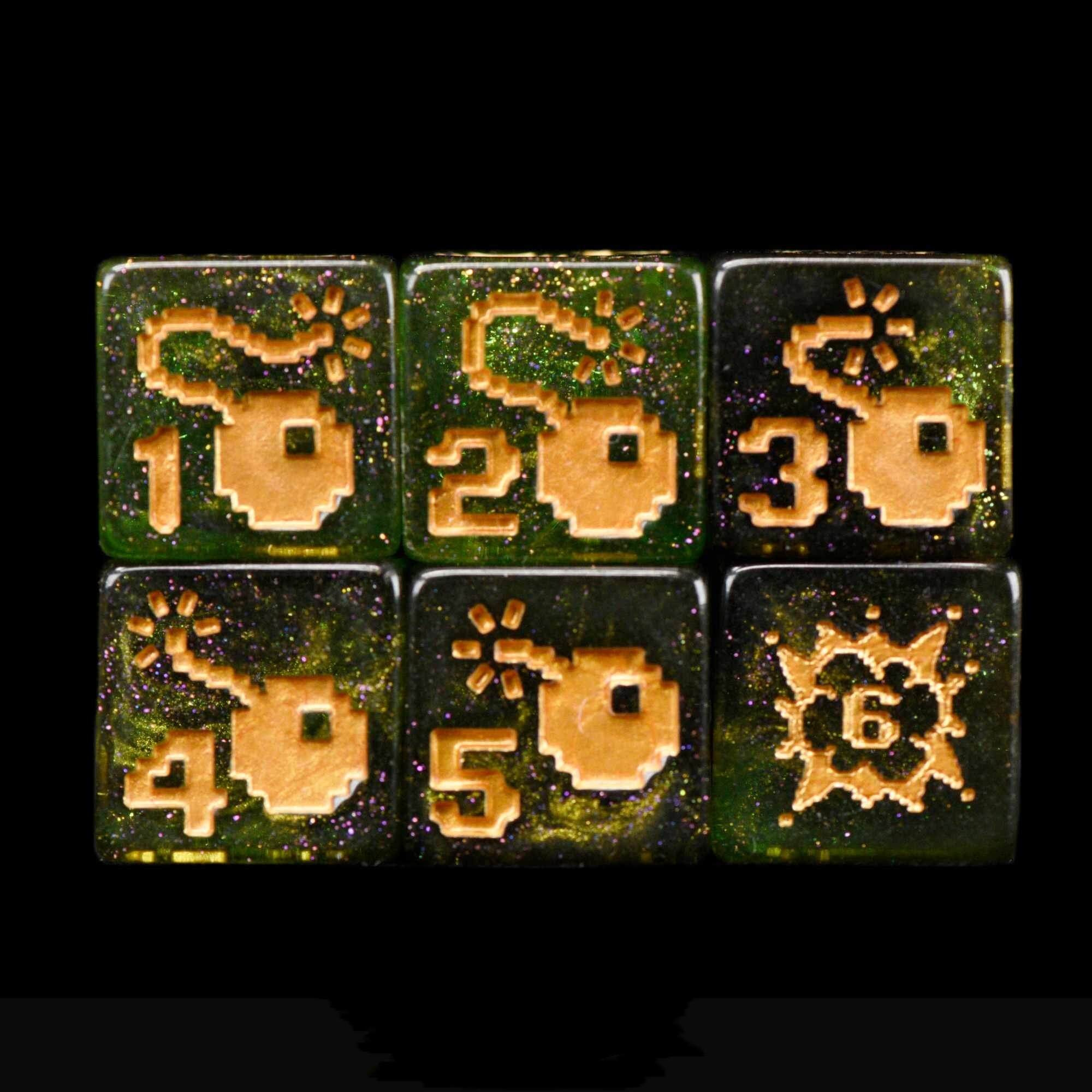 8BIT Quest Exclusive 12 Dice Set