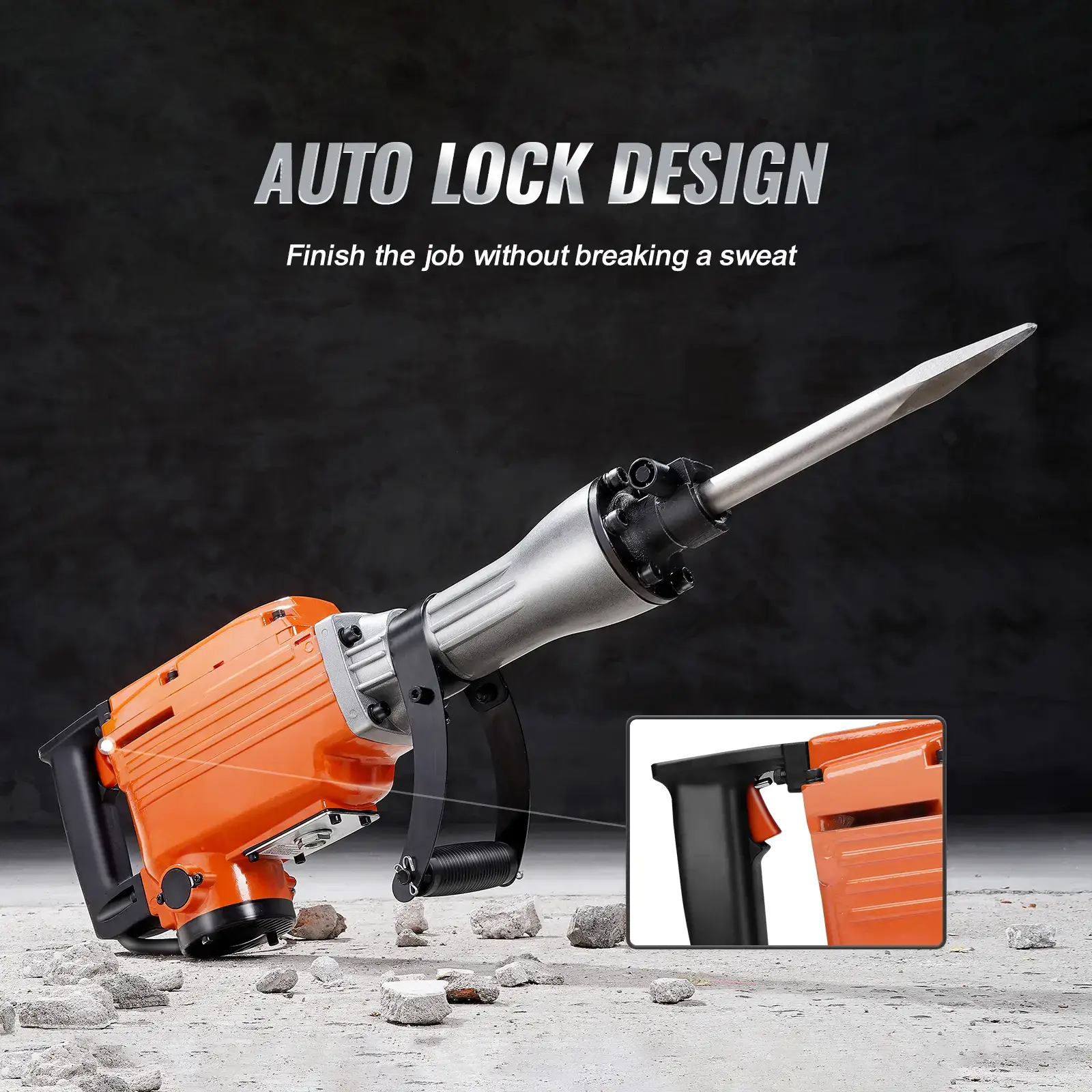 Demolition Jack Hammer Concrete Breaker, Various specifications, Electric Hammer, Chisel Bits Professionals Aluminum
