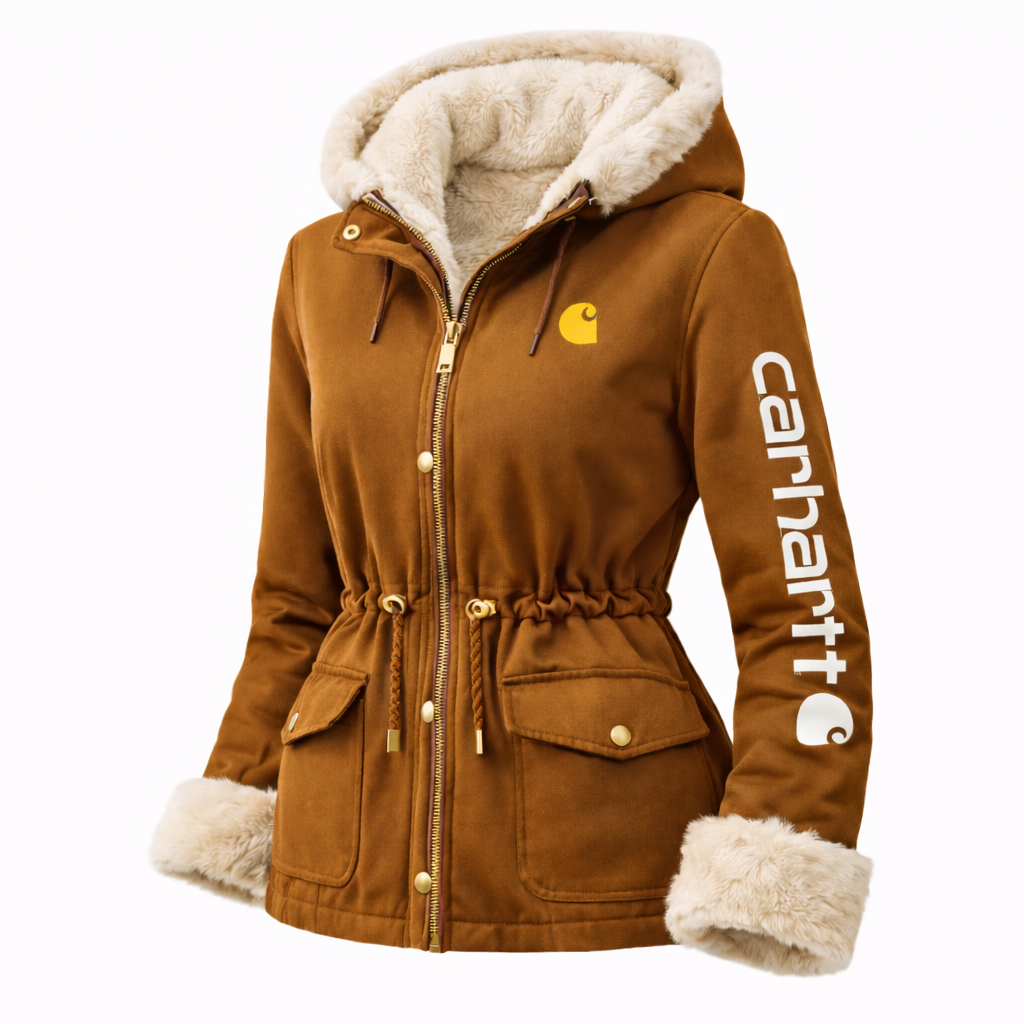 Women's Hooded Sherpa Lined Jacket