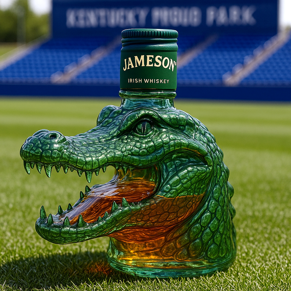 Florida Gator Whiskey Bottle