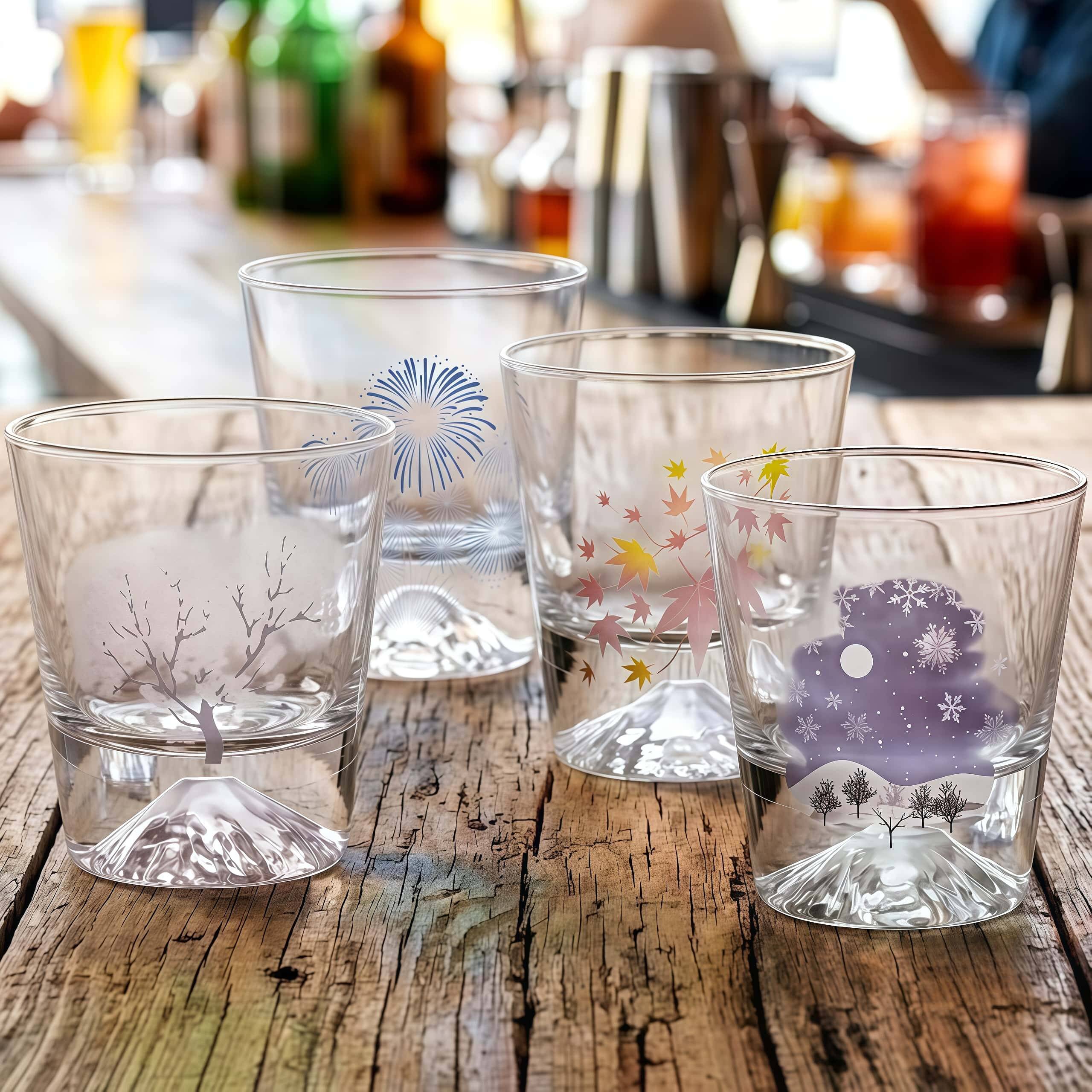 Cold Activated Mt. Fuji Glass