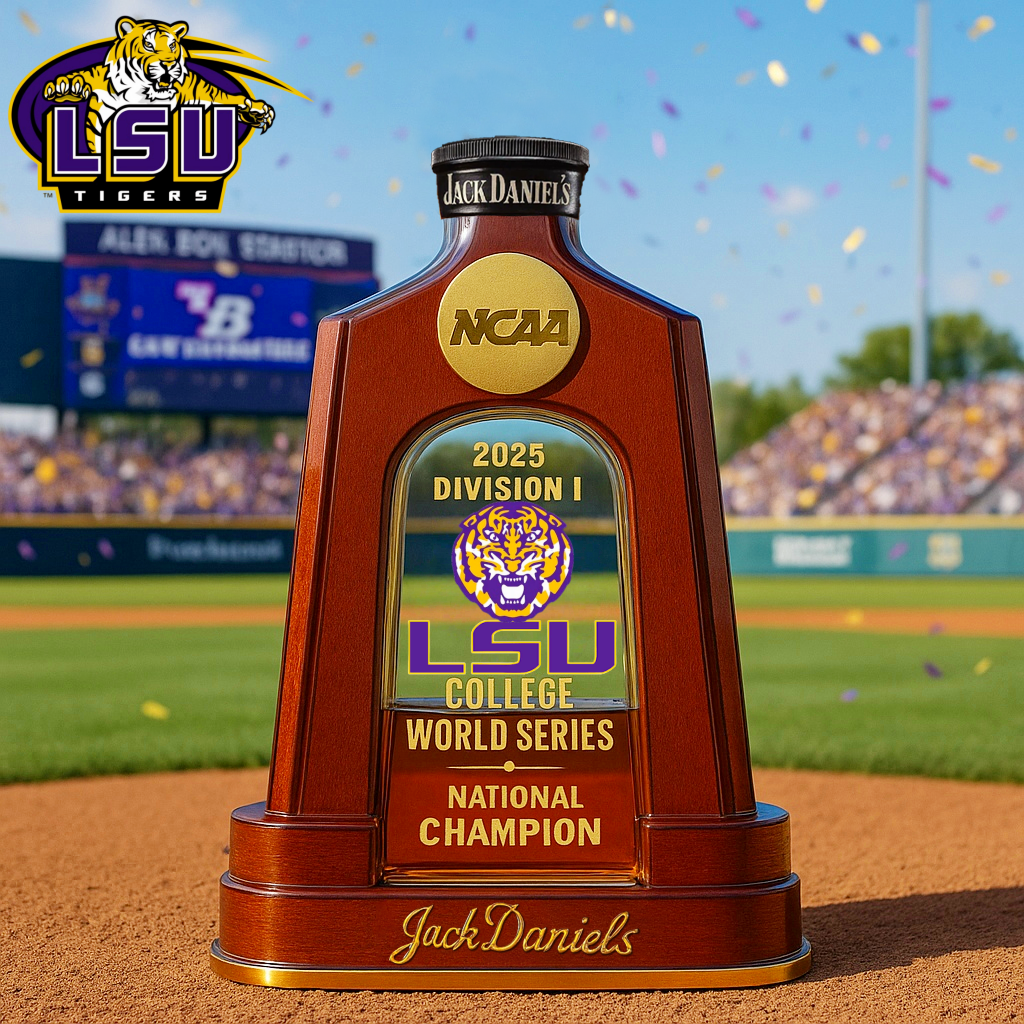 LSU 2025 NCAA Championship Commemorative Bottle