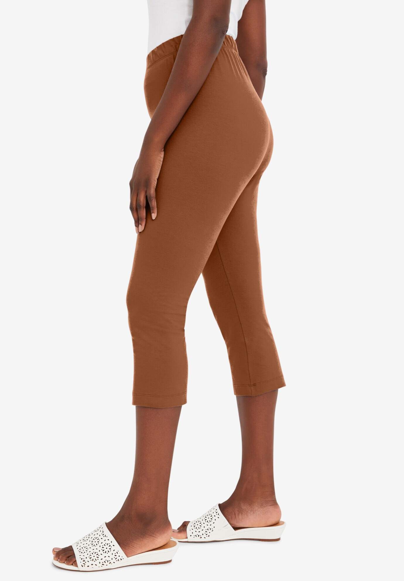 Everyday Stretch Cotton Capri Legging