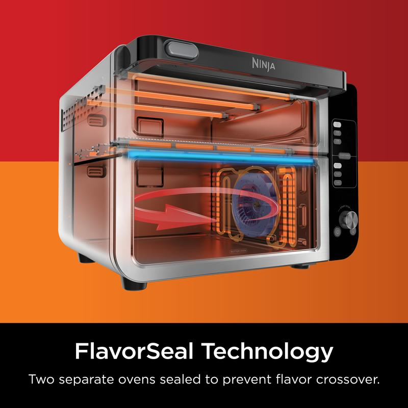Ninja 12 in 1 Double Oven With FlexDoor Ovens