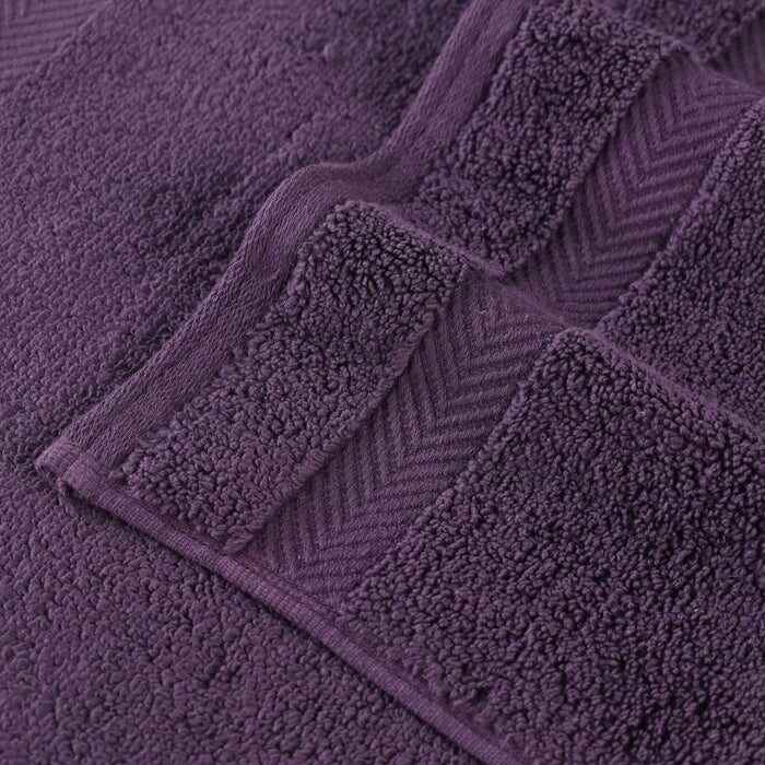 Superior Soft and Absorbent Zero Twist Cotton 6-piece Towel Set