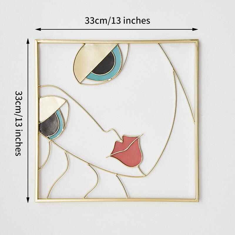 Female Face Macrame Art