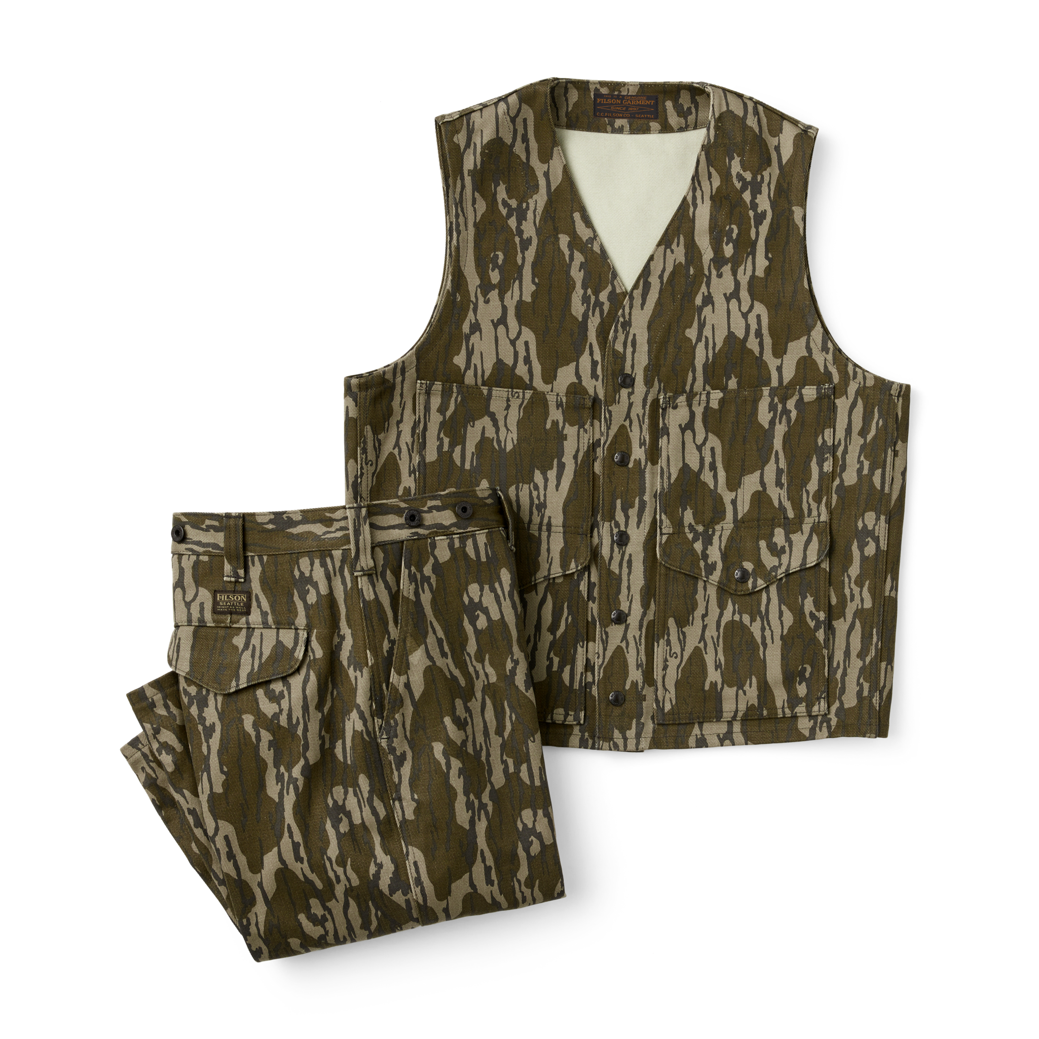 Rugged Twill Utility Pants - Mossy Oak Bottomland