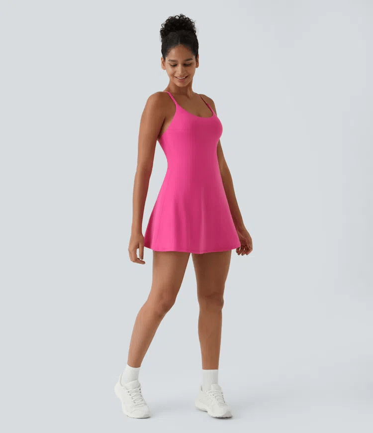 🔥Flash Sale🔥Softlyzero Plush Backless Active Dress-Easy Peezy