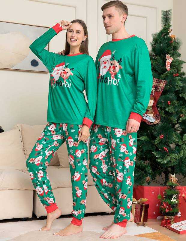 Christmas Pajamas Family Matching Santa Claus Sleepwear Sets