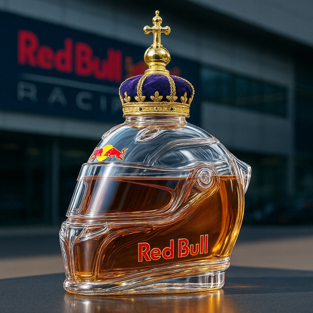 F1 Red Bull Racing Helmet Whiskey Bottle