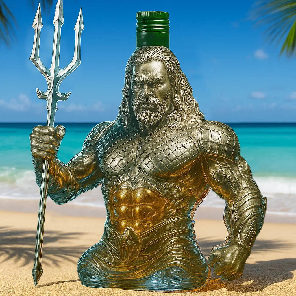 Aquaman Whisky Bottle