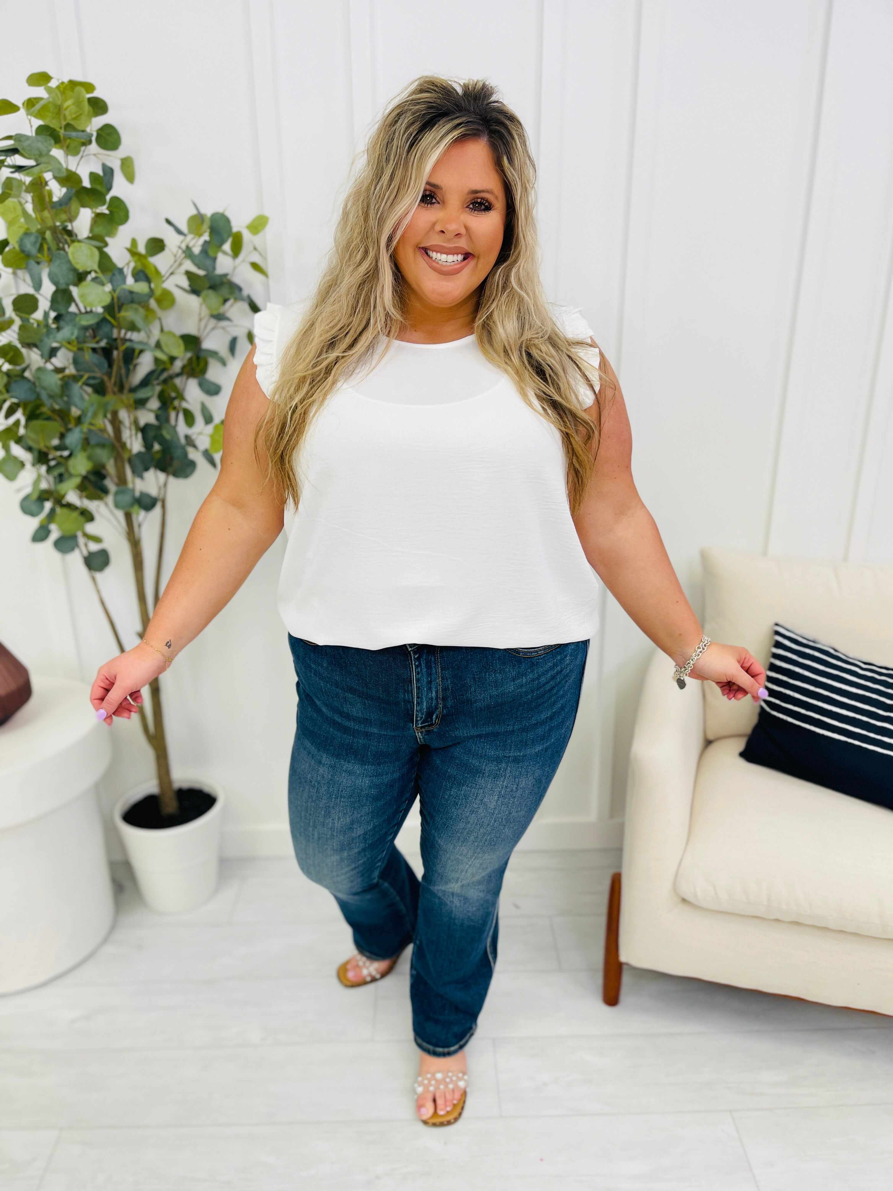 REG/CURVY Can't Compete Midrise Bootcut Jeans