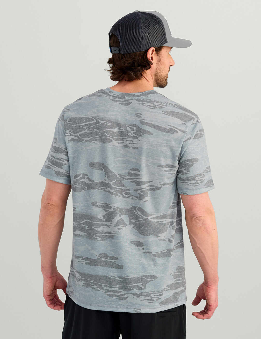 Leeward Short Sleeve Camo Crew