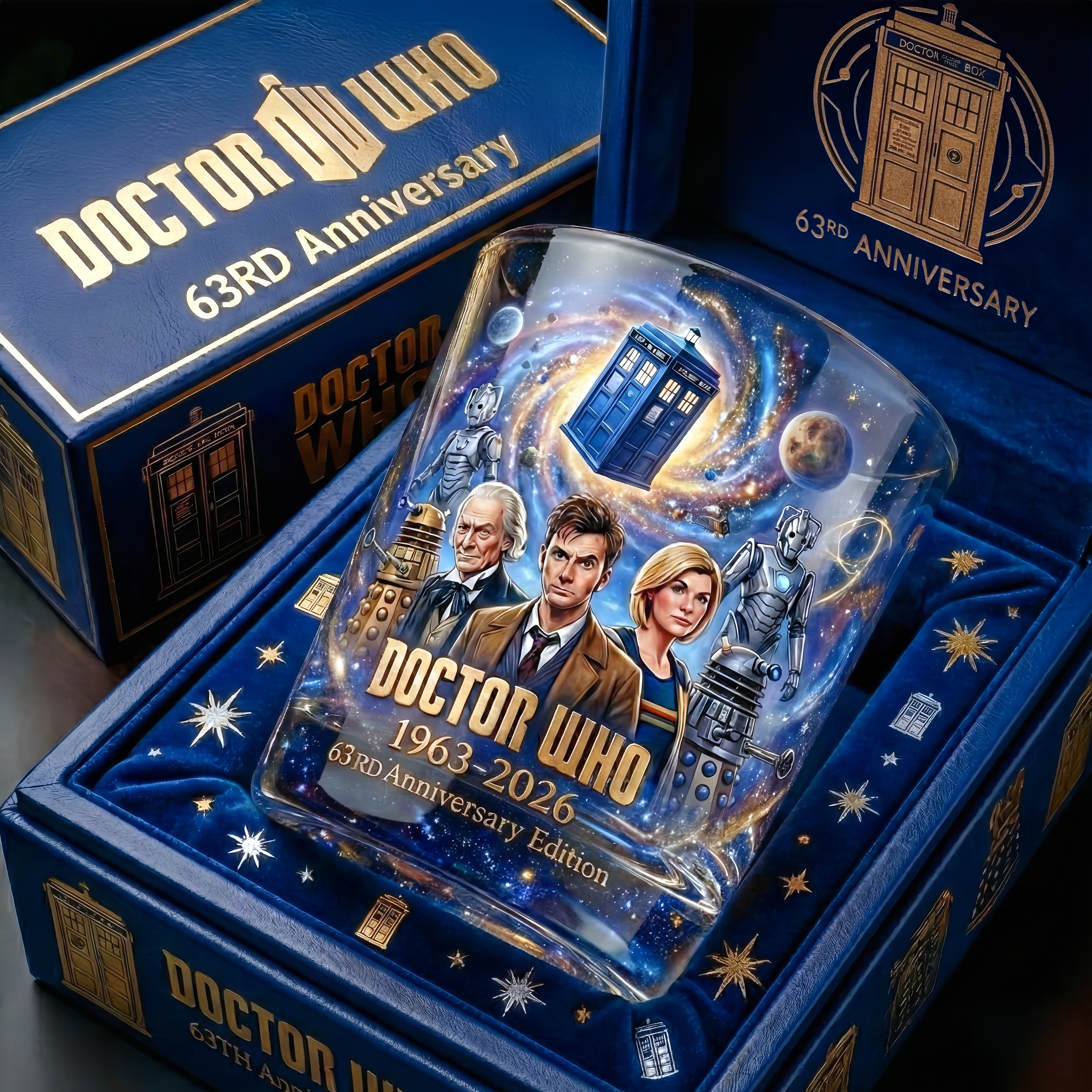 Doctor Who 63rd Anniversary Commemorative Whiskey Glass