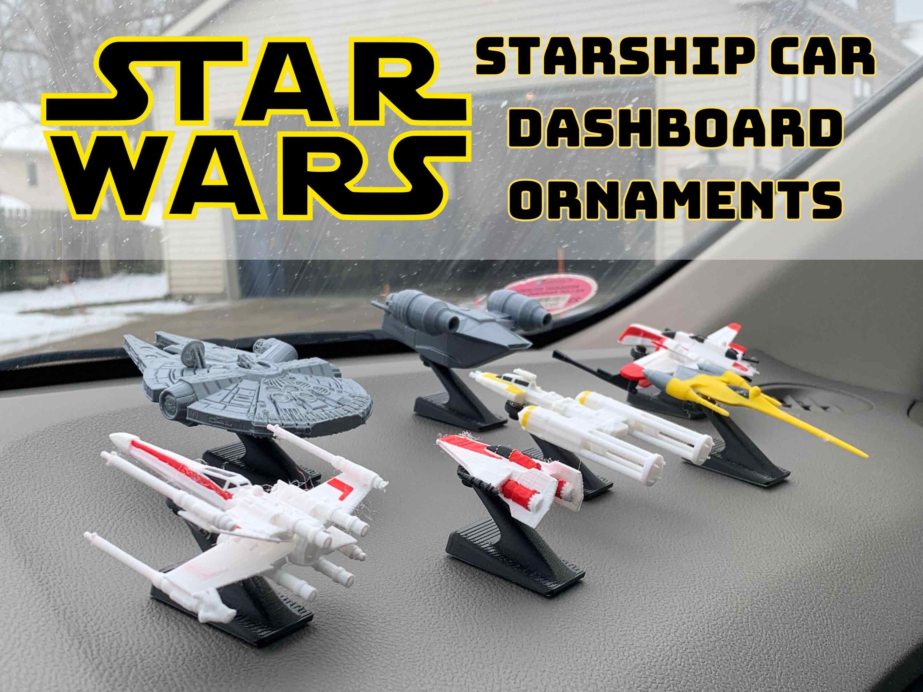 Star Wars Starfighter Car Drift Ornaments