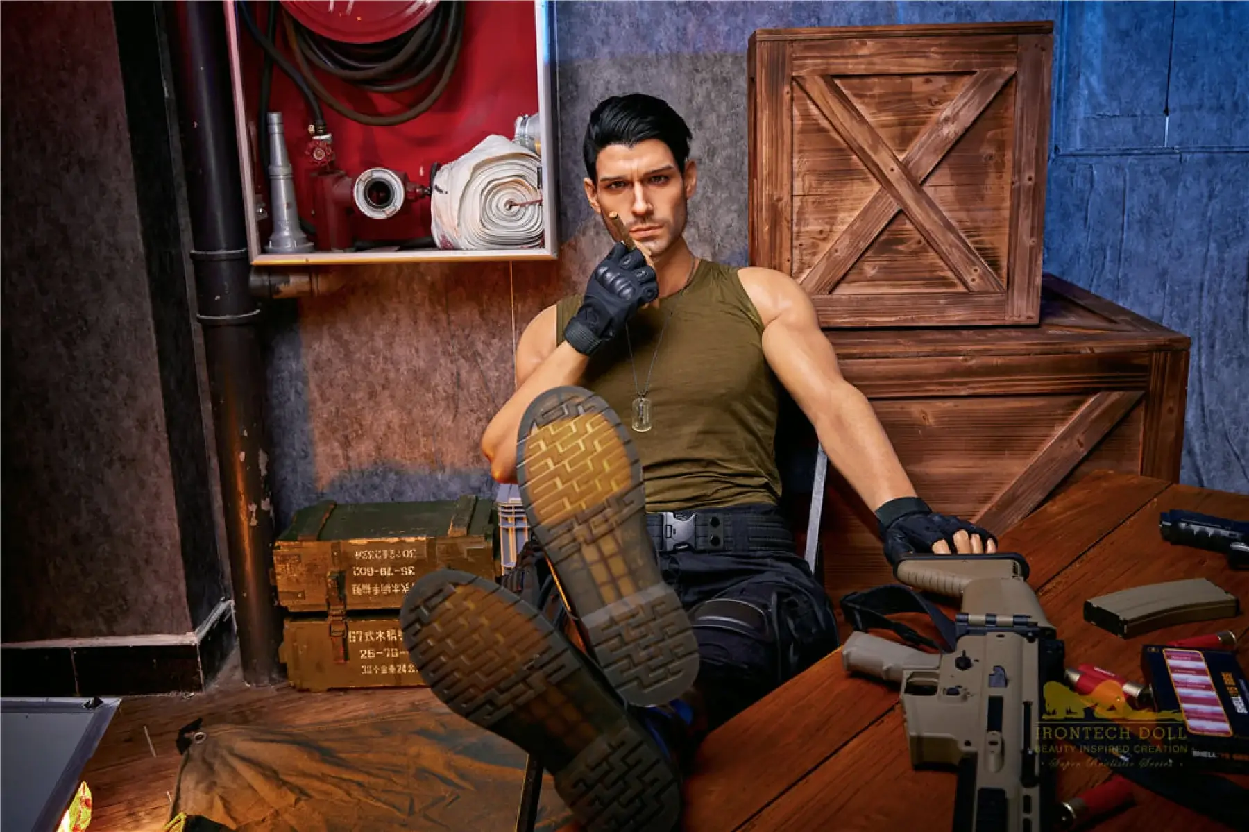 Thomas Soldier Silicone Male Sex Doll - Joy Love Dolls Doll