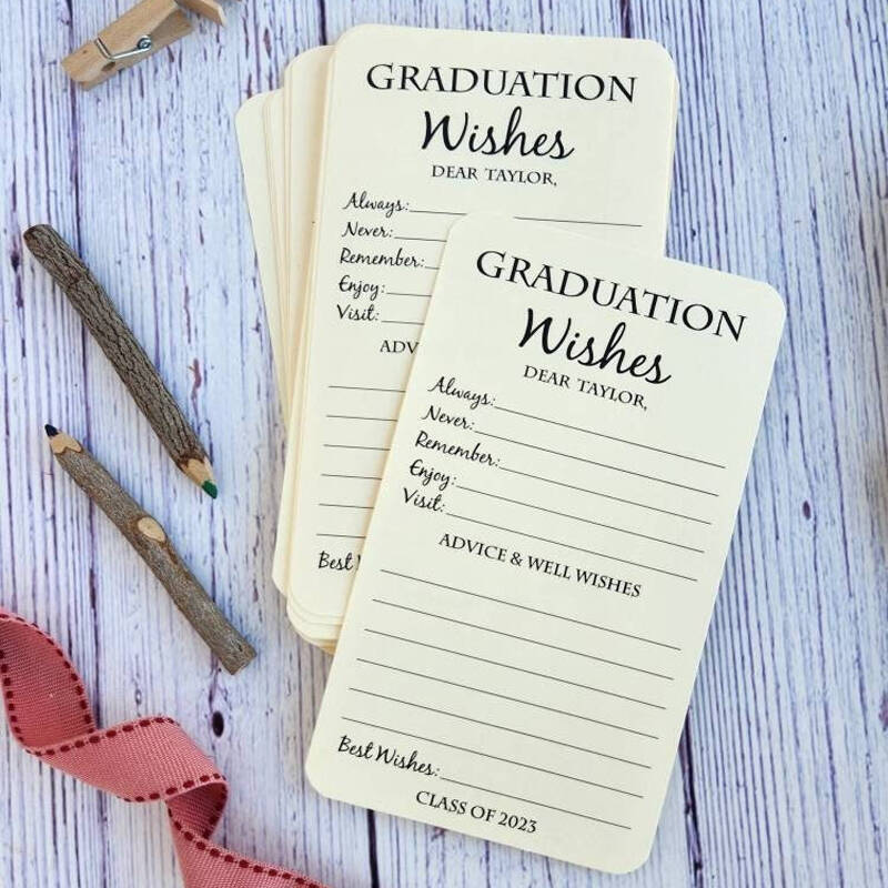 Set of 12 Graduation Wishes Cards