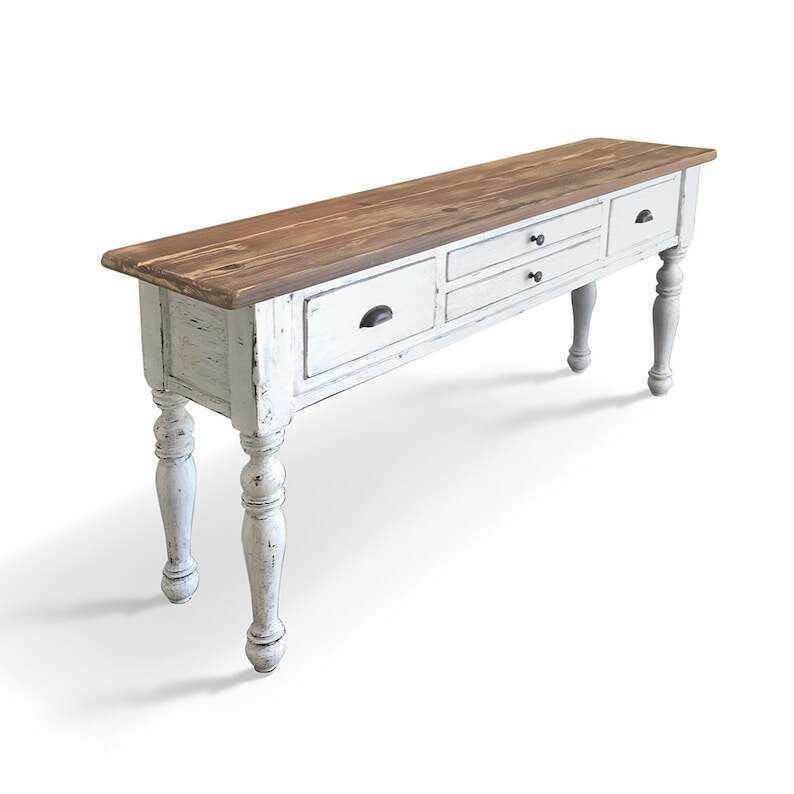 Console Table, Sofa Table, Farmhouse, Rustic, Coffee Table, Reclaimed Wood, Handmade