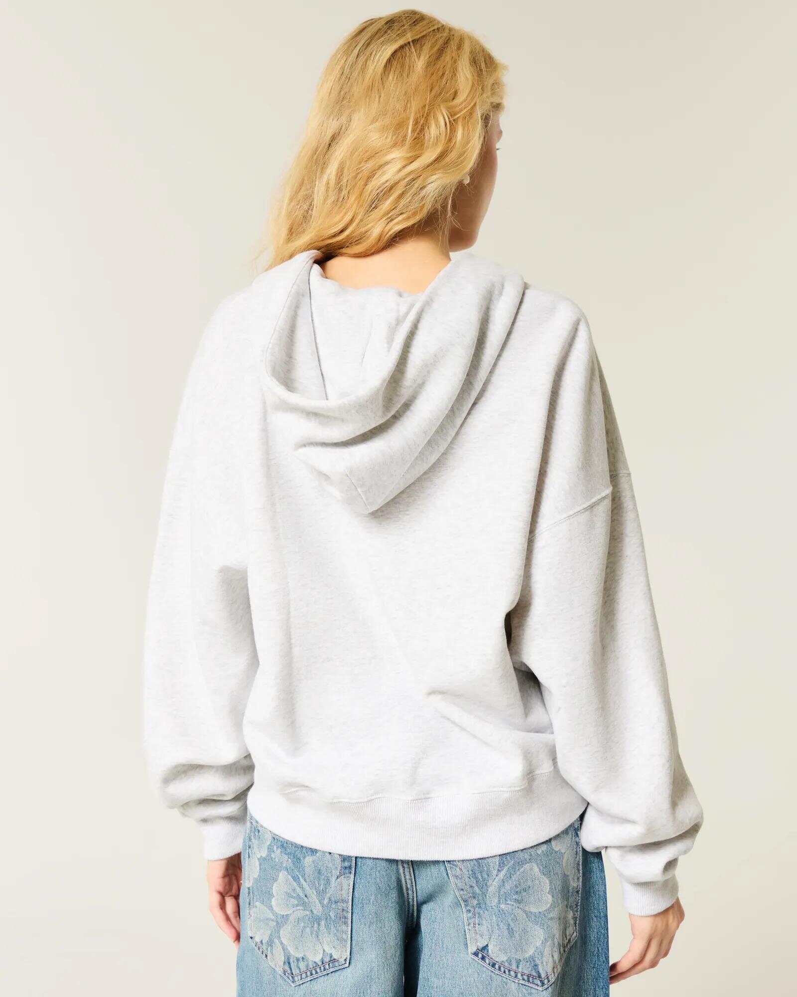 Oversized Zip-Up Hoodie