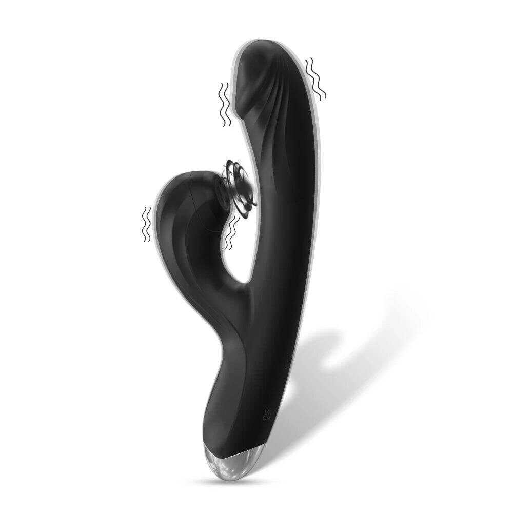 Rabbit Sucker G-Spot Vibrator – 20 Modes, Clit & Vagina Stimulator