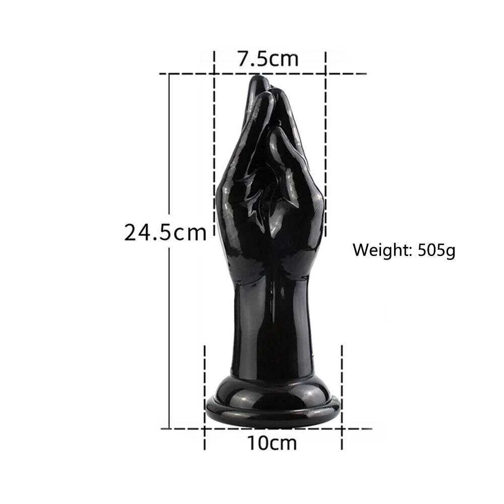 40cm Huge Blue Realistic Dildo – Fist-Style Vaginal and Anal Expander