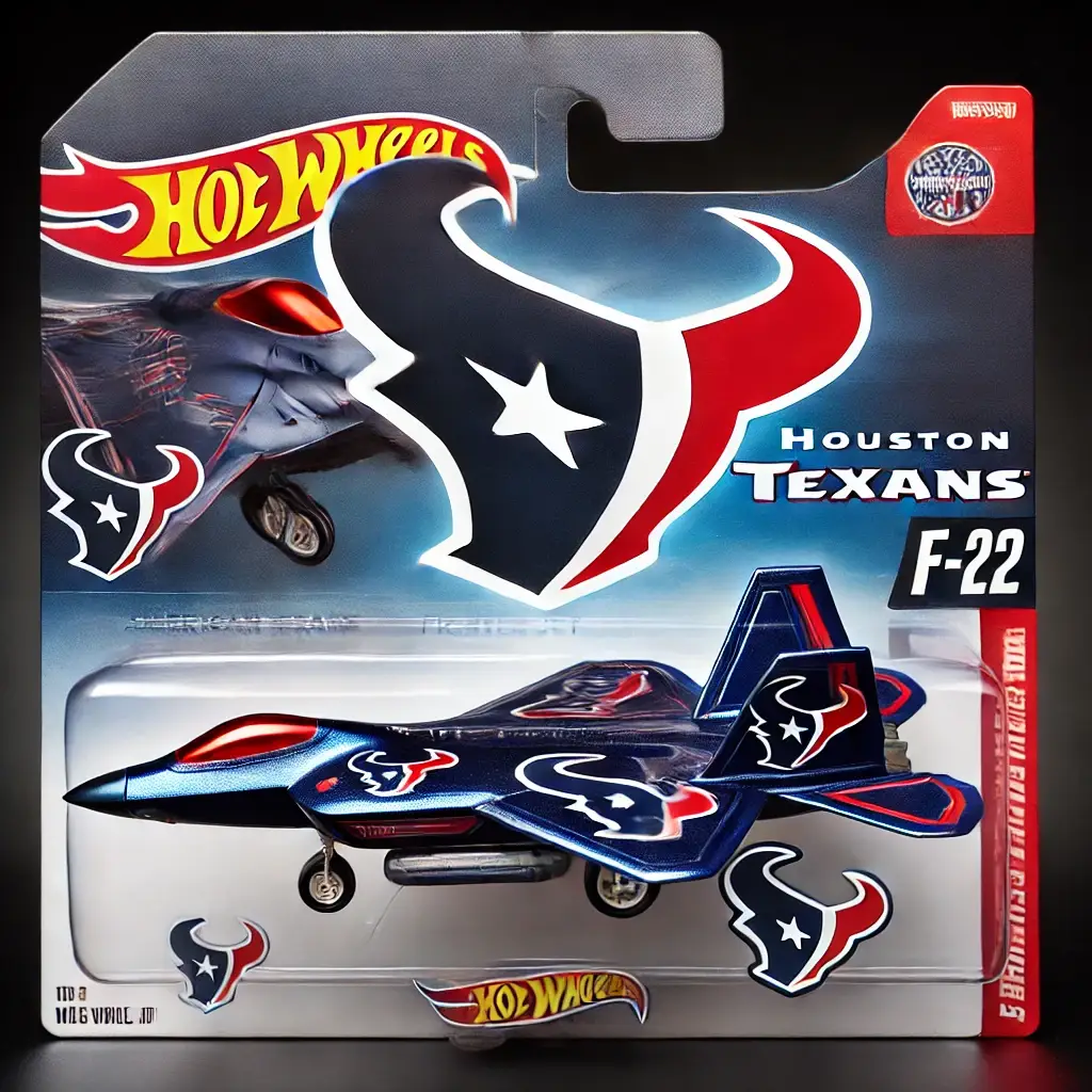 Hot Wheels x NFL F-22 Fighter