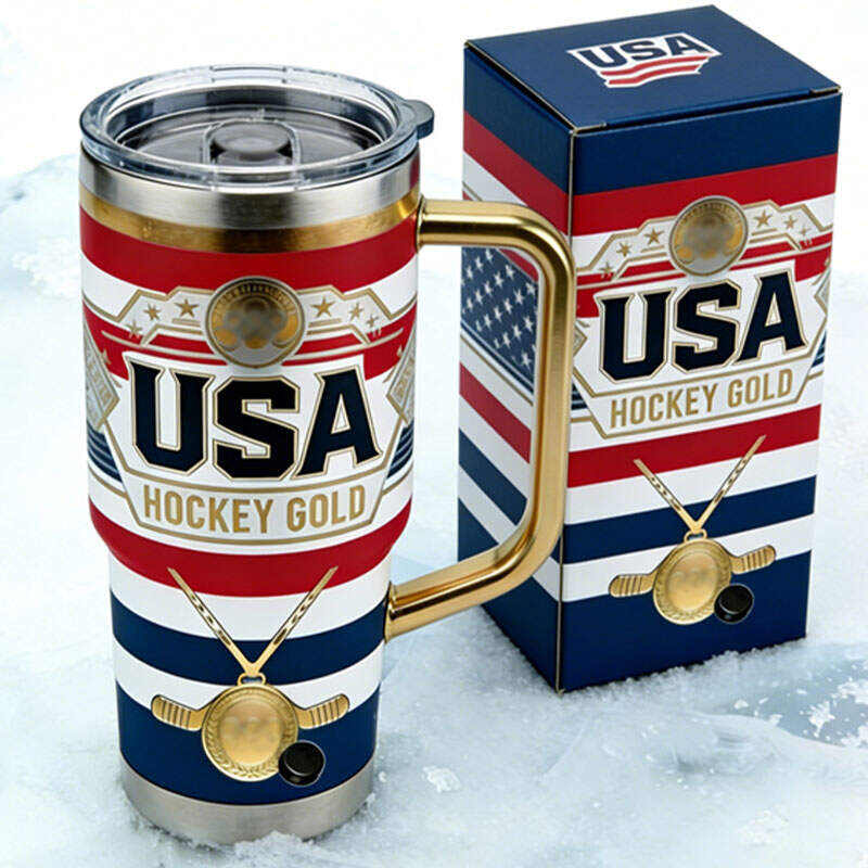 USA  Hockey Olympic Gold Medal Tumbler