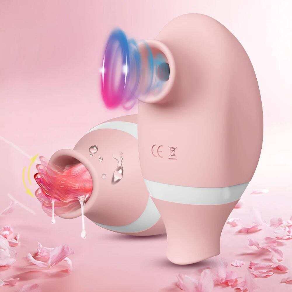 2-in-1 Clitoral Sucking Vibrator – G-Spot & Licking Dual Stimulator