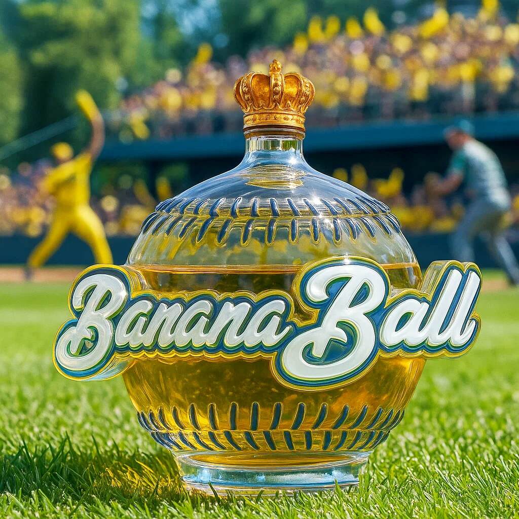 Banana Ball Limited Edition Whisky Bottle